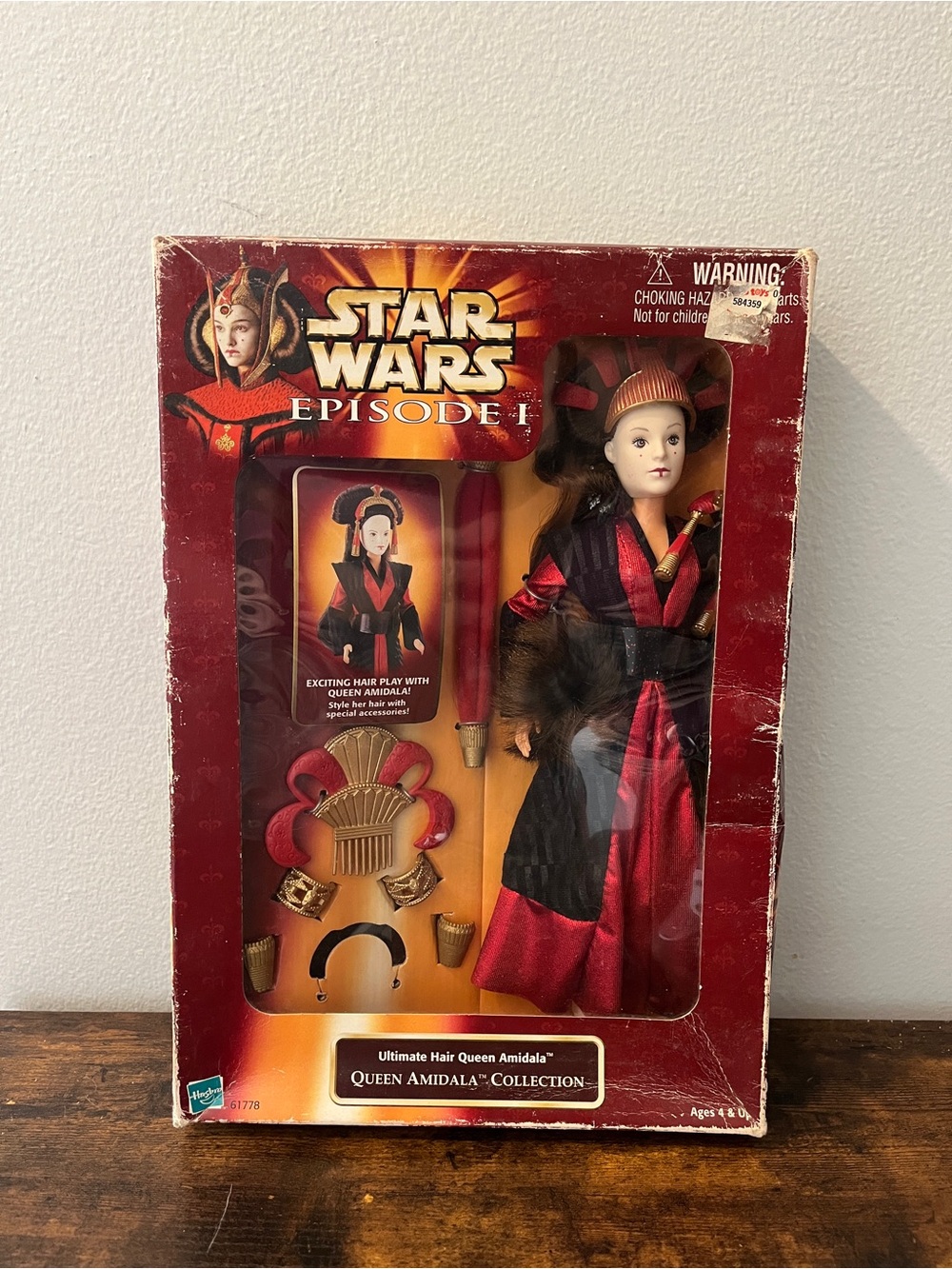 Star Wars Queen Amidala Doll - Red, Black & Gold